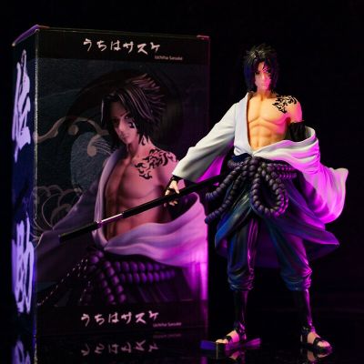ตุ๊กตาอีกาภาพอนิเมะนารูโตะ Uchiha Sasuke ของเล่นแบบจำลองพระเยซูมังงะของเล่นตกแต่งตุ๊กตาขยับแขนขาได้ของสะสม