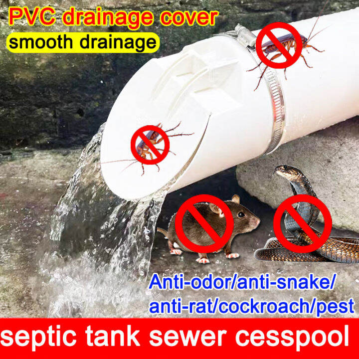 100quality assurance PVC Pipes Deodorization Device Rat Worms Cover