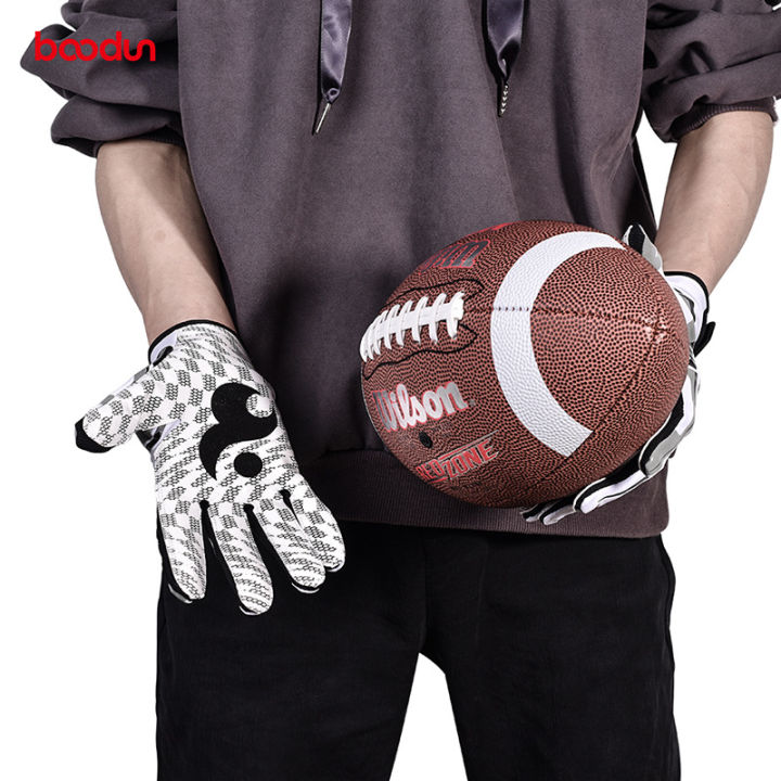 boodun-men-women-rugby-gloves-full-finger-breathable-anti-slip-silicone-baseball-american-football-gloves-outdoor-hiking-gloves