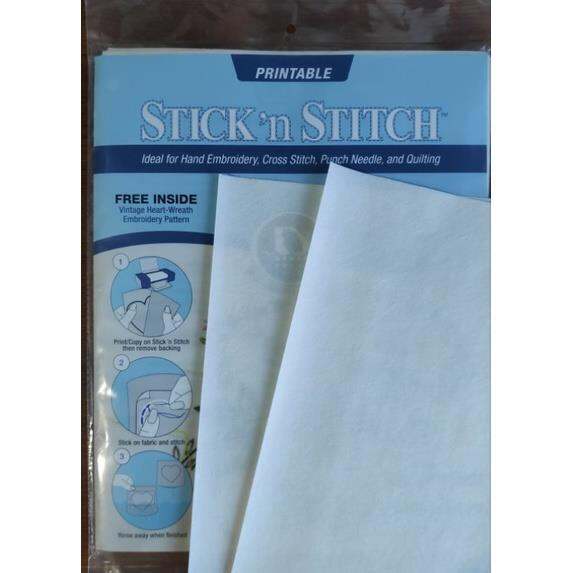 Sulky Stick n Stitch Water Soluble Stabilizer Embroidery Crossstitch
