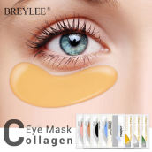 01 Cặp mặt nạ mắt vàng 24K BREYLEE chống lão hóa ngăn ngừa quầng thâm và bọng mắt