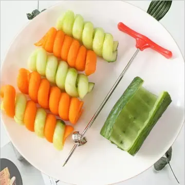 1PC Potato Spiral, Hand Cucumber Cutter, Carrot Spiral Slicer, Carrot  Spiralizer, Spiral Salad Chopper, Kitchen Gadgets, Kitchen Accessories,  Kitchen