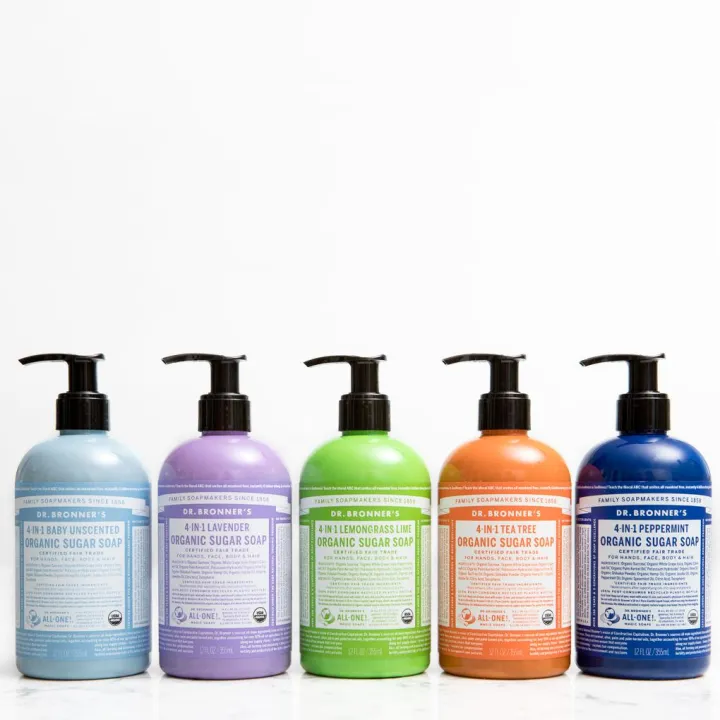 Dr.Bronner's Organic Sugar Soap 355 ml. Lazada.co.th