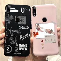 เคสป้องกันแบบบาง V11i เคสสำหรับ Vivo สำหรับ Vivo V11i เคส1806ดีไซน์ใหม่เพ้นท์2023