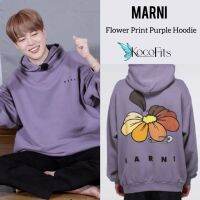 2023 NEW2022ใหม่ kpop ที่วางจำหน่าย Jimin Marni พิมพ์เสื้อกันหนาวหมวกขนาดบวกผู้ชายผู้หญิงหลวมเสื้อยืดสบายๆถนน hi. เสื้อแจ็คเก็ตคู่ Hop: