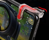 (1คู่) จอย PUBG SHOOTING TAP สีใส ตัวช่วยยิงเกมแนว PUBG / Free Fire / Rules of Survival จอยยิง ปุ่มช่วยยิง เกมส์มือถือ Mobile Joystick