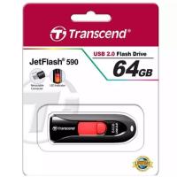 ?COD + FREE + Ready Stock?Transcend JetFlash USB 590K 16GB 32GB 64GB