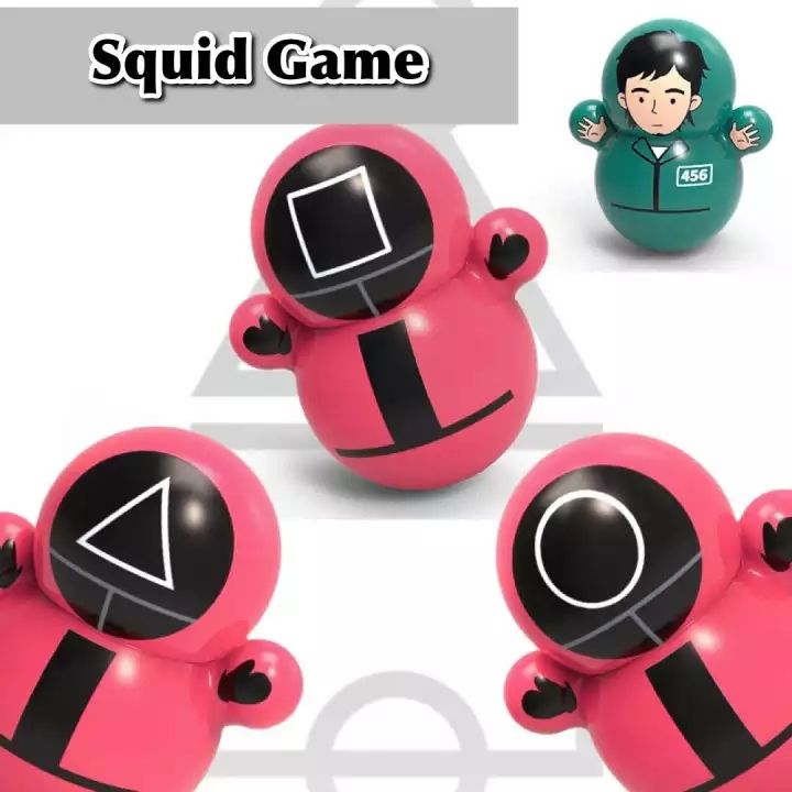🔥พร้อมส่ง🔥 squid game toy สควิดเกม ตุ๊กตาล้มลุก Squid Game สควิดเกมส์