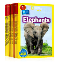 Imported English original National Geographic Kids level co reader parent-child reading series 14 volumes collection of National Geographic graded reading full-color Picture Book Encyclopedia for children