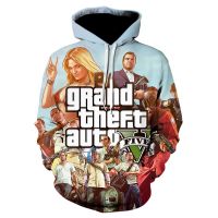 2020 New Hoodies streetwear Men/women Fashion Hot Game GTA 5 3D Print Mens Hoodies and Cool streetwear sweatshirt male