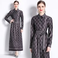 Womens Dress New Fashion Spring/Summer New  High Class  Dress Print  Maxi Dress