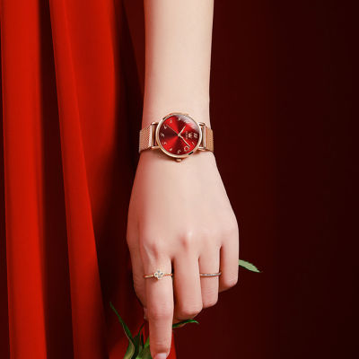 ผู้หญิงนาฬิกาจัดส่งฟรีที่มีชื่อเสียงแบรนด์หรู2022สแตนเลสกันน้ำนาฬิกาสุภาพสตรีกุหลาบนาฬิกาข้อมือทอง.