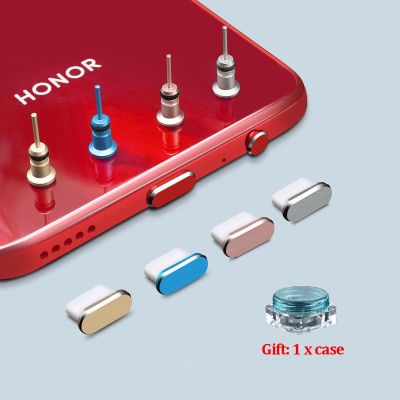 3.5mm Earphone Jack Type C Charger Port Dust Plug Set for Xiaomi 11t redmi note11 12 pro Samsung S22 S23 Ultra Phone Accessories Electrical Connectors