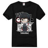 Trendy Anime Tokyo Ghoul Kaneki Ken Cotton Fashion mens cotton tshirt Cosplay Tee Shirts Tops Summer Gift