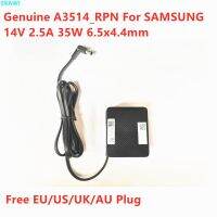 ✤ อะแดปเตอร์ชาร์จไฟกระแสสลับ2022 A3514 2.5A มม.,สำหรับจอ SAMSUNG ขนาด14V 6.5 35W 4.4 X BN44มม. 00990A