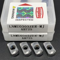 LNMU0303ZER-MJ AH130 LNMU0303ZER-MJ AH725 คาร์ไบด์แทรกการตัดฟีดอย่างรวดเร็วสองด้าน LNMU 0303