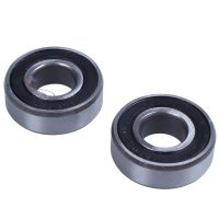 2Pcs 6202RS 15mm Inner 35mm Outer Single Row Deep Groove Ball Bearing