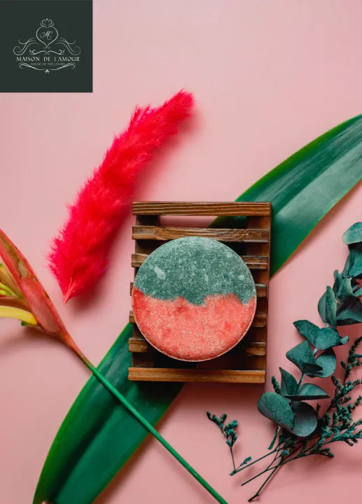 WATERMELON SHAMPOO BAR WITH CONDITIONER by Maison De L'Amour Lazada PH