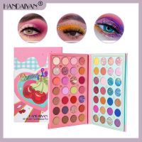 HANDAIYAN 56 Colors Eyeshadow Palette Matte Glitter Pearlescent Eye Shadow Pigment Waterproof Eye Plate Makeup Female Cosmetics