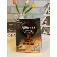 แพ็ค 27 ซอง ใหม่! NESCAFE BLEND &amp; BREW BLACK ROAST กาแฟปรุงสำเร็จ เนสกาแฟ 3 in 1 เบลนด์ แอนด์ บรู แบล็ค โรสต์ เข้มสุดคั่ว