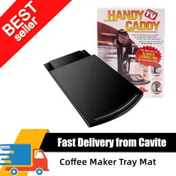 Kitchen Caddy Sliding Coffee Tray Mat, Under Cabinet Appliance