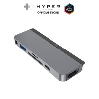 อุปกรณ์เชื่อมต่อ Hyper รุ่น HyperDrive 6-in-1 USB-C Hub for iPad Pro - สีเทา