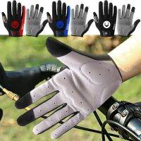 hotx【DT】 M-XL Men Cycling Gloves Anti Gel Motorcycle MTB