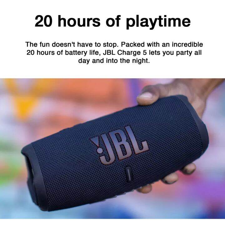 JBL Charge 5 Wireless Bluetooth Speaker Portable Waterproof Speaker 3D