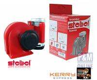 แตรรถยนต์ แตรลมไฟฟ้า Sterbe(red)12v.