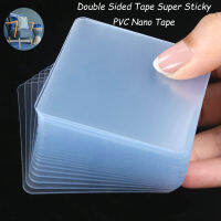 20/10Pcs เทปสองหน้า Super Sticky PVC Nano เทปโปร่งใสไม่มีร่องรอยกาวกันน้ำแบบใช้ซ้ำได้ Home Supplies-BIANO