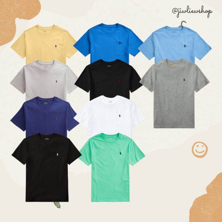 miinshop-เสื้อผู้ชาย-เสื้อผ้าผู้ชายเท่ๆ-ralph-lauren-cotton-tee-boy-size-สินค้าแท้-ใหม่-ป้ายห้อย-เสื้อผู้ชายสไตร์เกาหลี