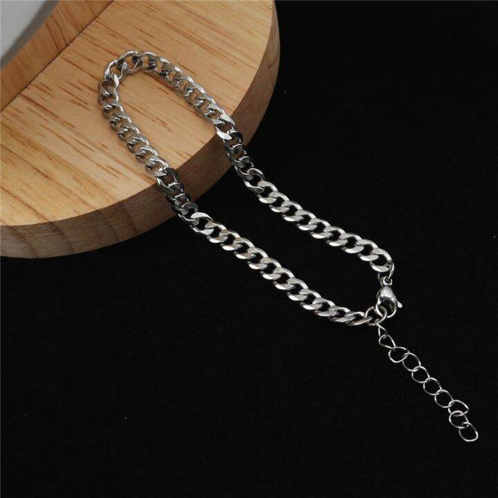 trendy-stainless-steel-anklet-simple-on-foot-ankle-bracelets-for-women-men-leg-chain-jewelry-gifts-23-5cm-22cm-long-1-pc