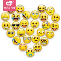 ✜❣¤ MORCART 50pcs Fridge Magnets emoji model Refrigerators Whiteboard home decor Magnetic Cute Souvenir Gifts Sticker Stationery