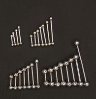 จิวเจาะ ลิ้น หัวนม ร่างกายส่วนอื่นๆ body piercing barbell Ball-Ball