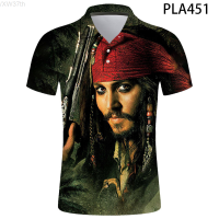 【high quality】  2023 New Pirates 3d Print Cool Men Polo Shirt Fashion Summer Casual Polo Homme Harajuku Short Sleeve Ropa S-6XL