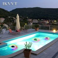 Fine Quality Colorful Waterproof Solar Swimming Pool Lighting Remote Control Garden Decoration Outdoor Light