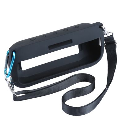 Silicone Protective Cover for Bo-Se Sound Link Flex Speaker Travel Case Classic Style Case with Shoulder Strap