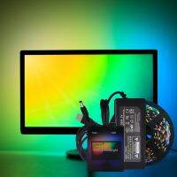 【☑Fast Delivery☑】 na07037036036666 Ws2812b Ambilight แถบ Led Usb Rgb Hdtv Deskpc หน้าจอแสงไฟแบ็คไลท์ Ws2812ริบบิ้นเทป1M 2M 3M 4M 5M