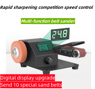 Mini electric DIY polishing machine knife sharpener table sandpaper ...