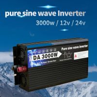 DA  inverter 3000w รุ่น12v/24v  TO 220V  อินเวอร์เตอร์เพรียวซายเวฟแท้ ตัวแปลงไฟDCเป็น AC  ตัวแปลงไฟรถ  inverter pure sine wave  พร้อมส่งจากไทย