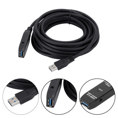 เครื่องขยายสัญญาณวิดีโอการประชุมสายพ่วง Usb3.0 ZP สำหรับผู้ชายสู่หญิงสายเคเบิลกล้องสายตัวขยายกระจายสัญญาน