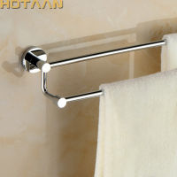 cm Wall Mounted Chrome Color Brass Made Double Towel Bar For Bathroom accessoriesTowel Rack Towel Holder YT-10198