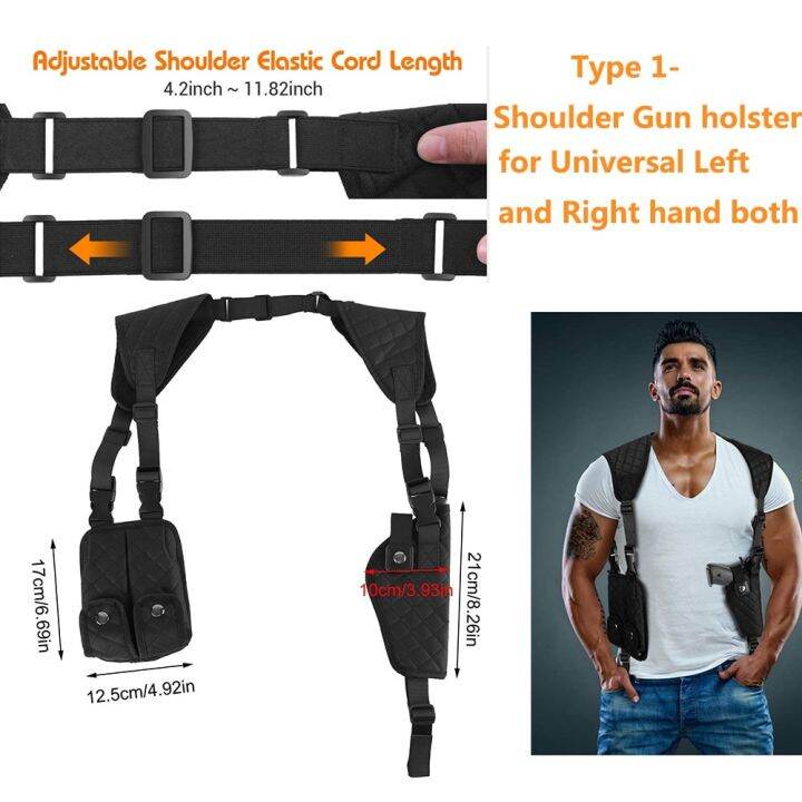 concealed-tactical-shoulder-holster-adjustable-vertical-holster-with-2-mag-pouch-for-glock-19-17-9mm