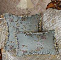 【CW】 Pillowcase European Embroidered Sofa Cushion Cover Bedside