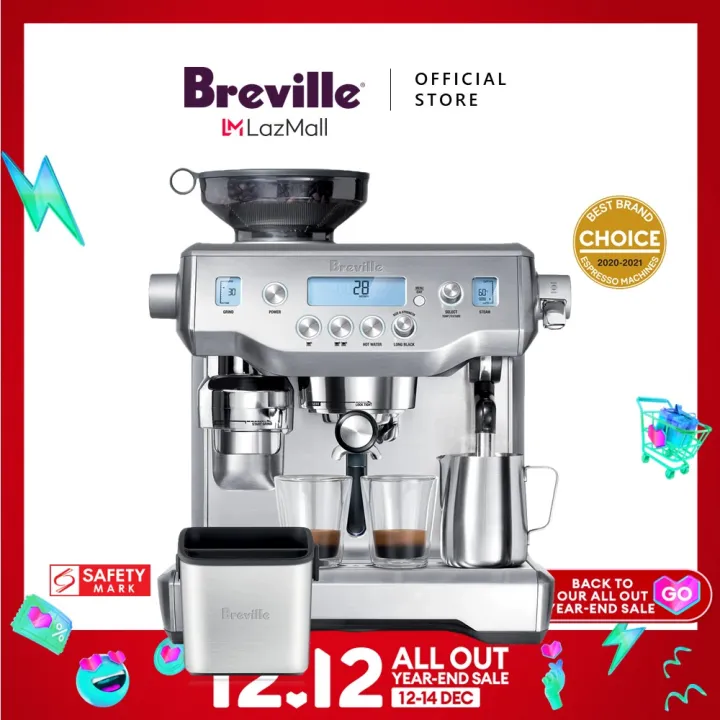 Breville the Oracle Espresso Machine Stainless Steel BES980BSS