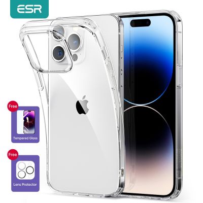ESR untuk iPhone 14 Pro Max Casing Penutup Belakang Bening untuk iPhone 14 Pro Casing Transparan untuk iPhone 14 Project Zero Crystal Clear