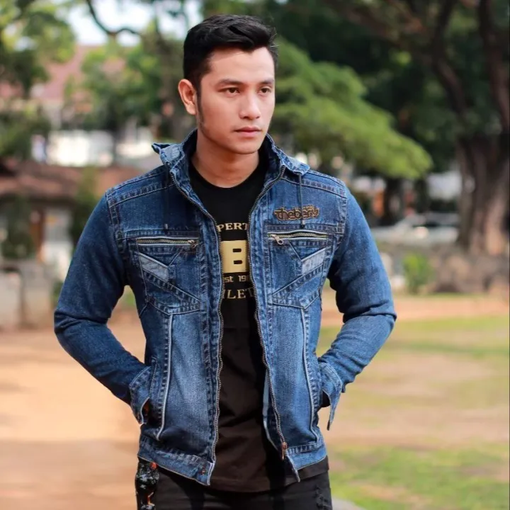 jaket jeans hoodie