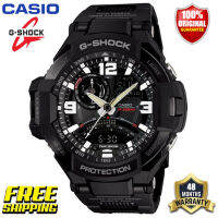 G-Shock GA1000 ของแท้ผู้ชายกีฬานาฬิกาเซ็นเซอร์คู่เคลื่อนไหวกลางแจ้งกันกระแทกกันน้ำโคลนอัตโนมัติยกไฟรับประกันสี่ปี GA-1000FC-1A