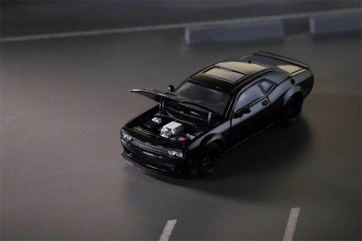 pre-order-sh-stance-hunters-1-64-dodge-srt-hellcat-metallic-white-grey-black-diecast-model-car