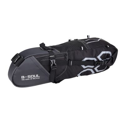 12L Bike Riding Luggage Bag Large Capacity Bicycle Saddle Tail Seat Waterproof Storage Bags Cycling Rear Packing Panniers